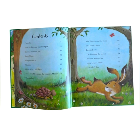 NWT Collection of Stories for a 5 Years Old Green Storybook Hardcover - Picture 2 of 4